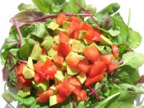 Salad and magnesium